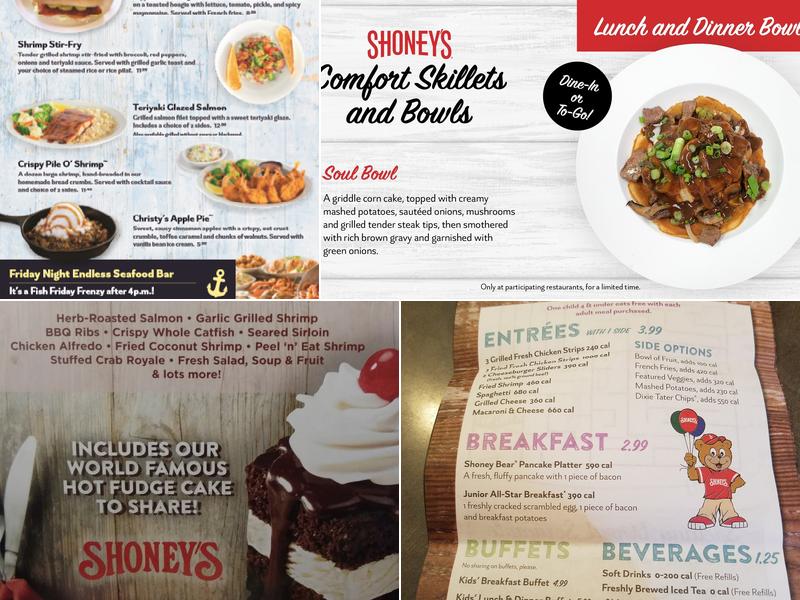Shoney's Menu