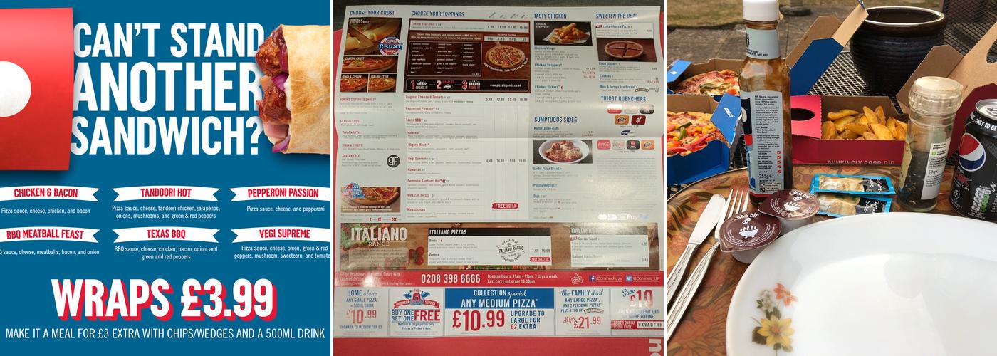 Domino's Pizza - Thames Ditton Menu