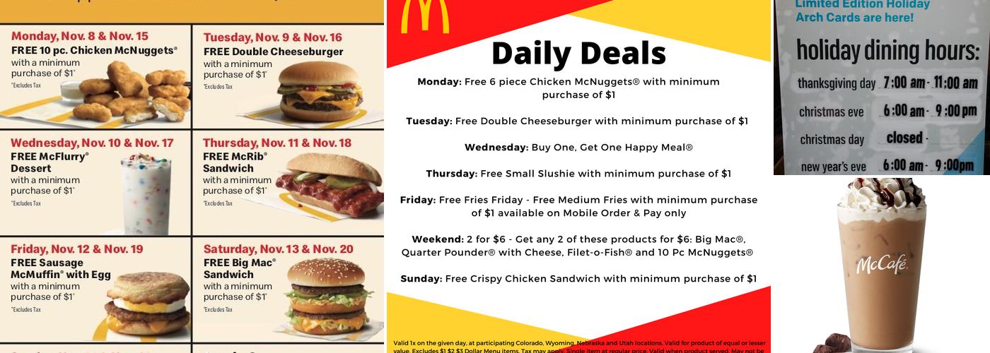 McDonald's Menu