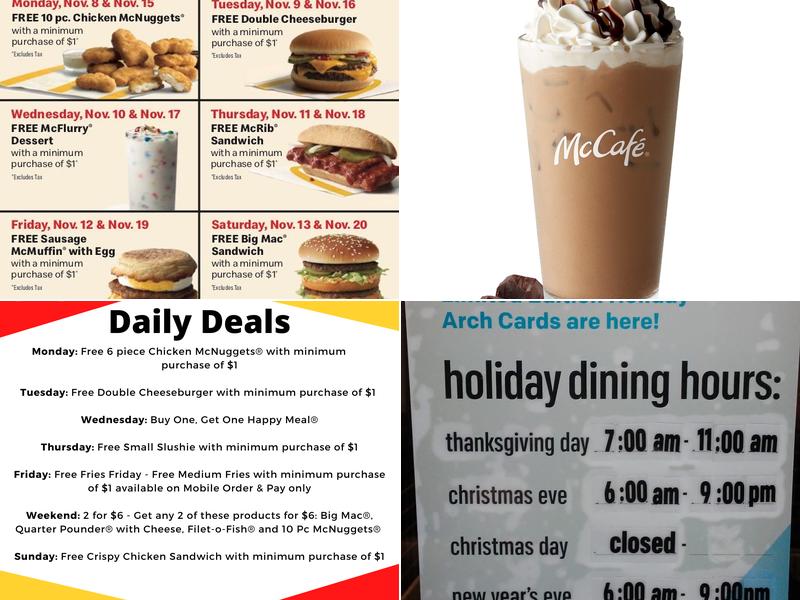 McDonald's Menu