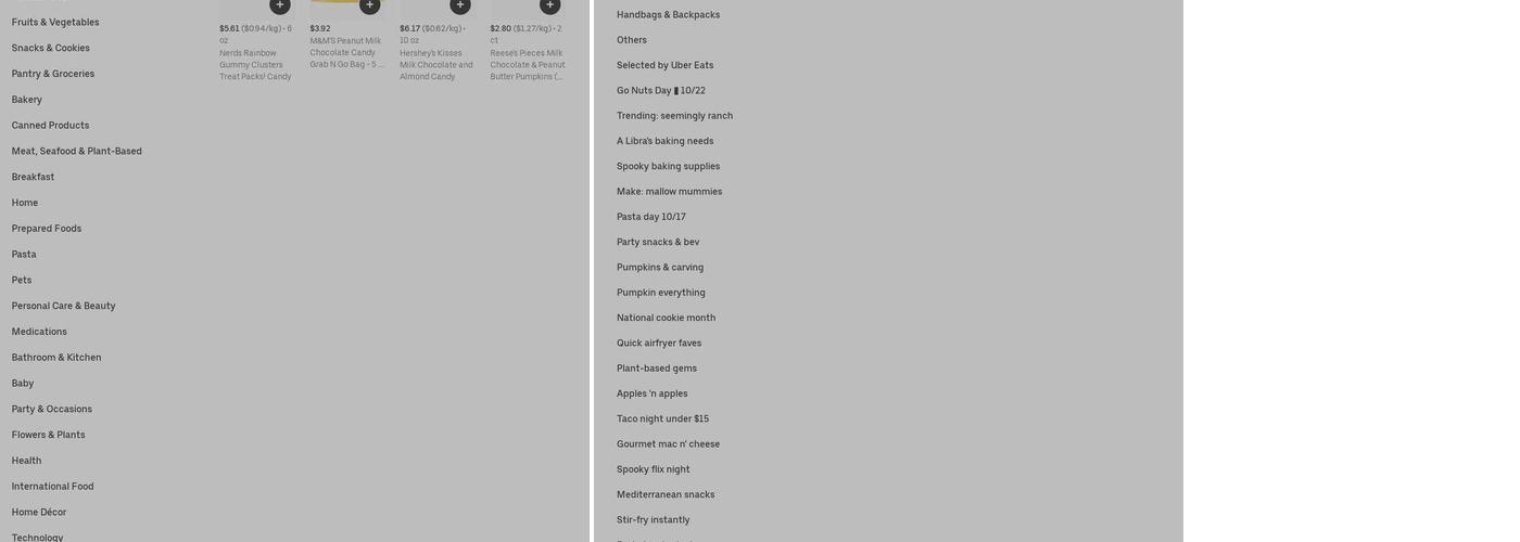 Starbucks Menu