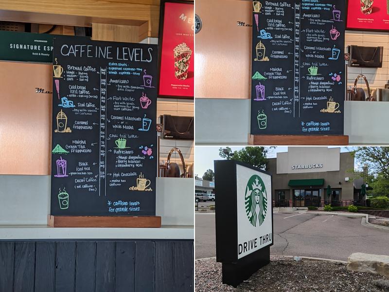 Starbucks Menu
