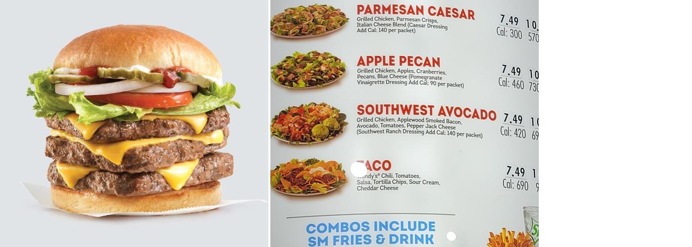 Wendy's Menu