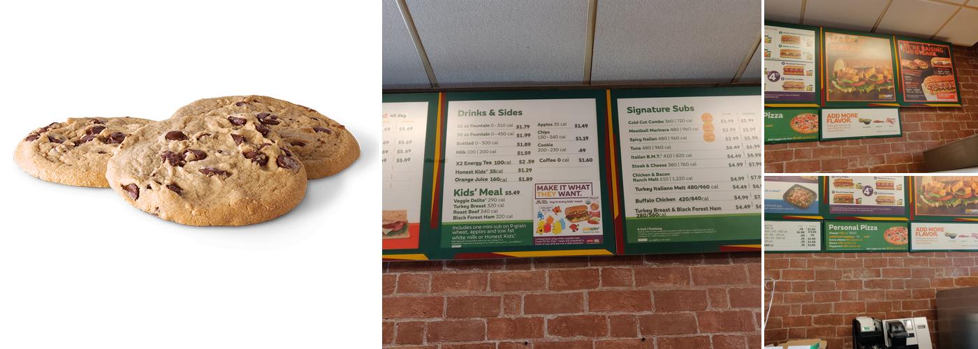 Subway Menu