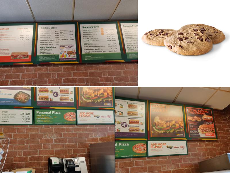 Subway Menu