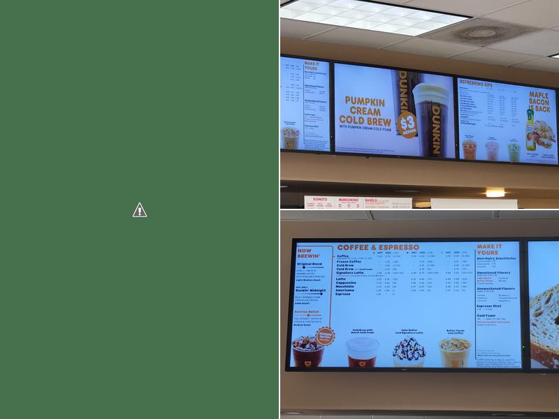 Dunkin' Menu