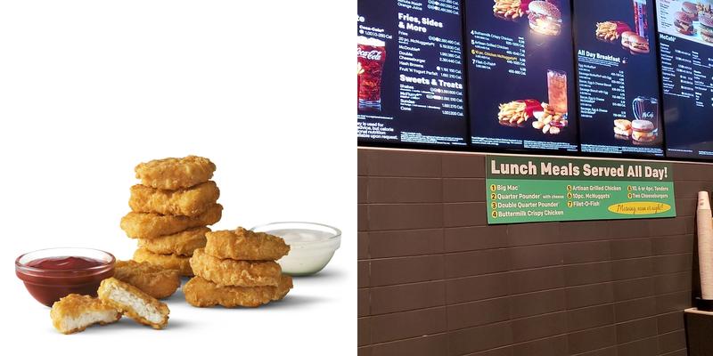 McDonald's Menu