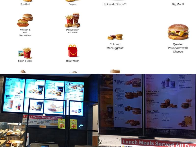 McDonald's Menu