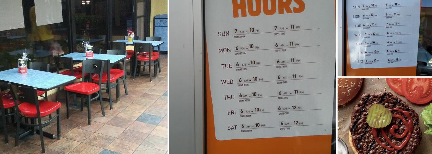 Burger King Menu