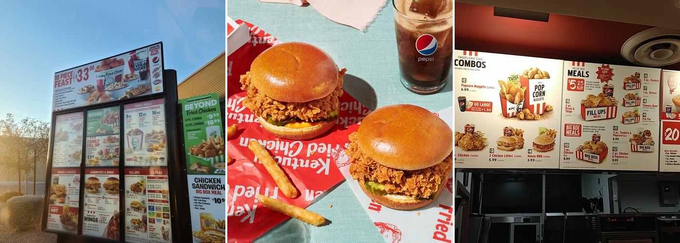 KFC Menu