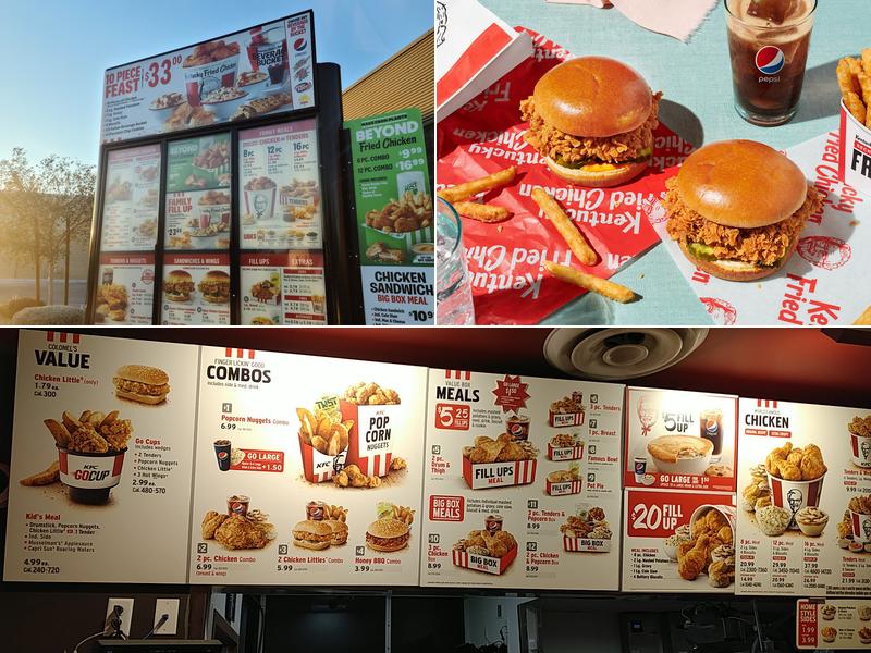 KFC Menu