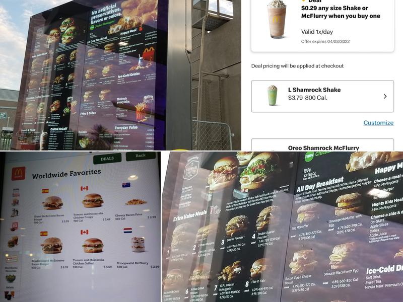 McDonald's Menu