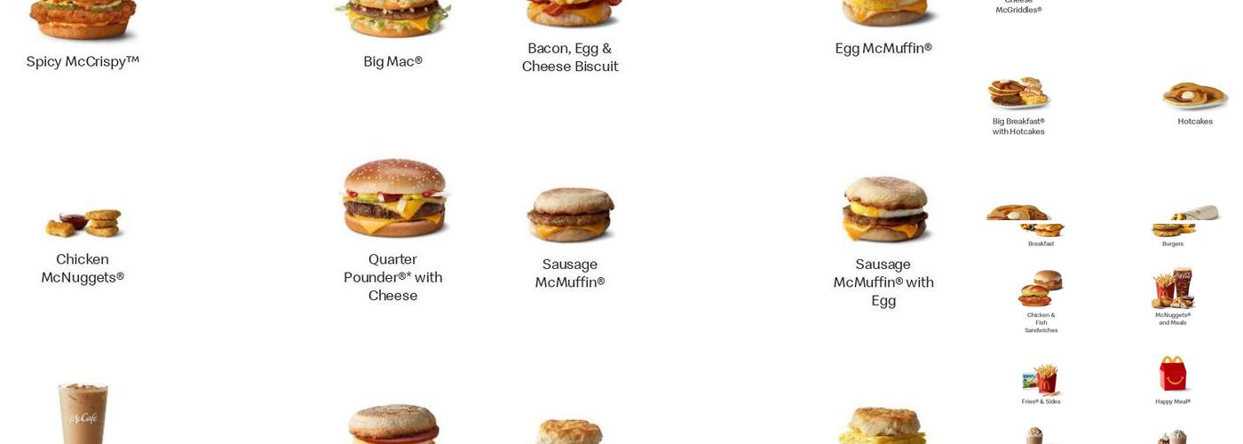 McDonald's Menu