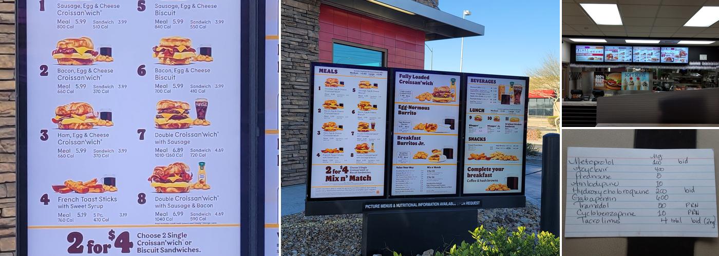 Burger King Menu