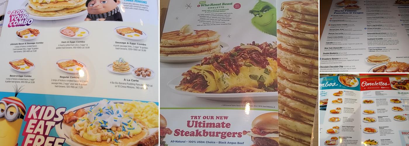 IHOP Menu