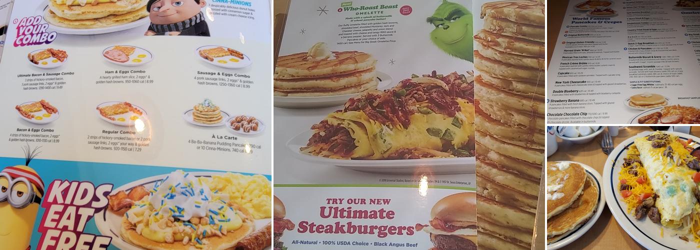 IHOP Menu