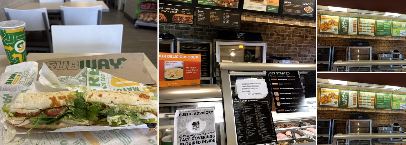 Subway Menu