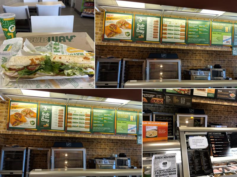 Subway Menu