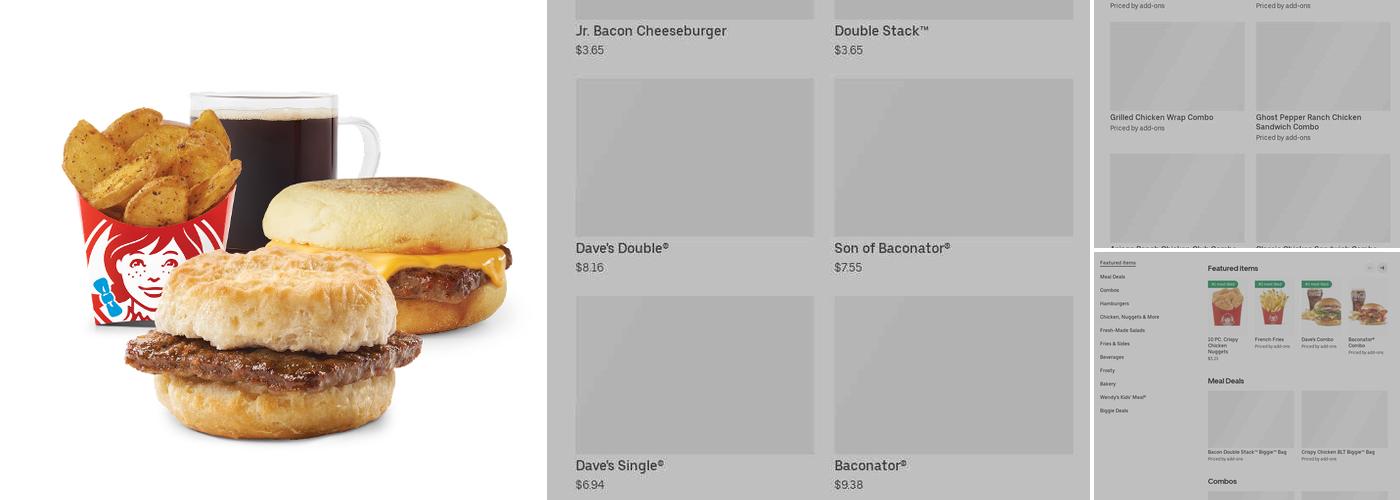 Wendy's Menu
