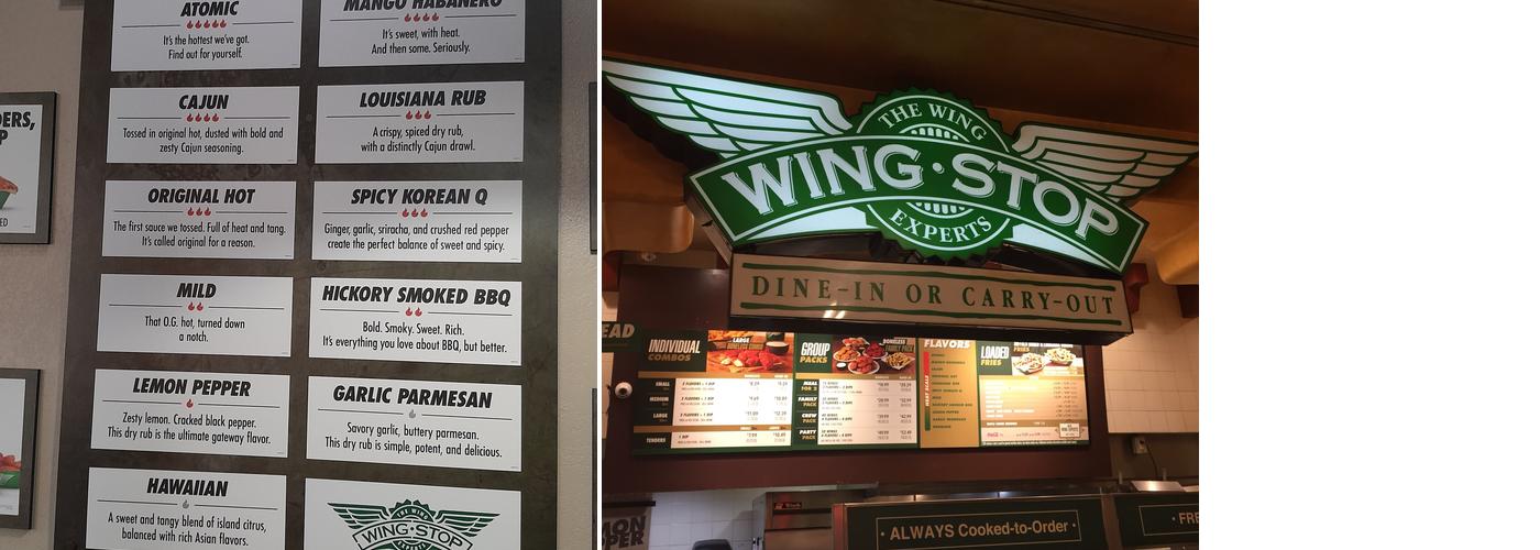 Wingstop Menu