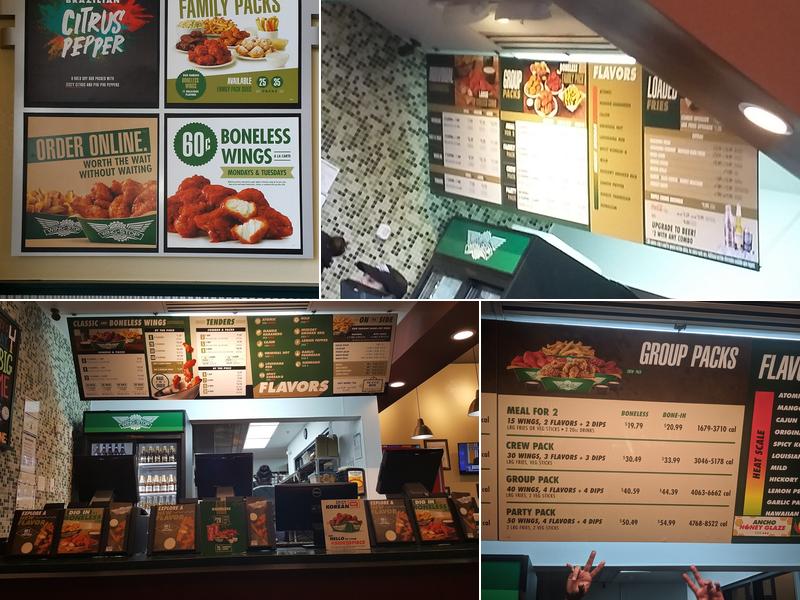 Wingstop Menu