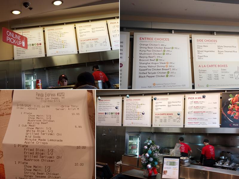 Panda Express Menu