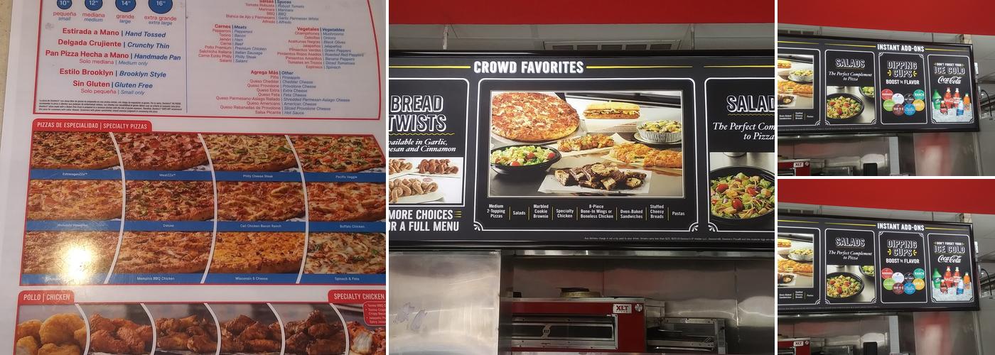 Domino's Pizza Menu
