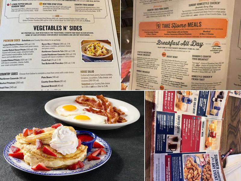 Cracker Barrel Old Country Store Menu