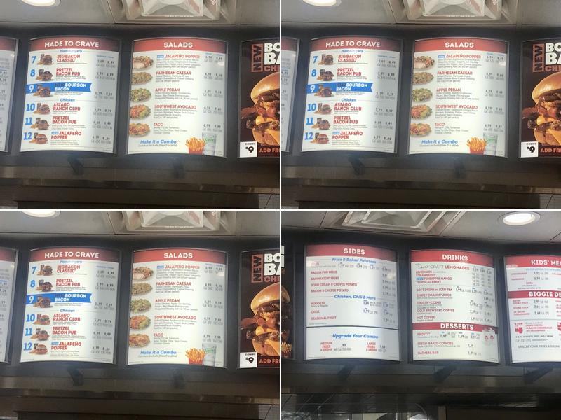 Wendy's Menu