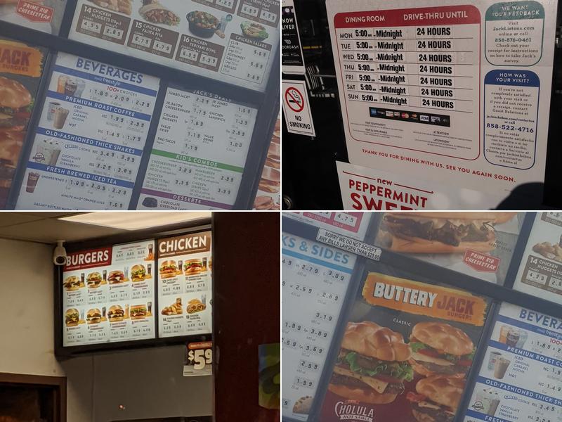 Jack In The Box Menu
