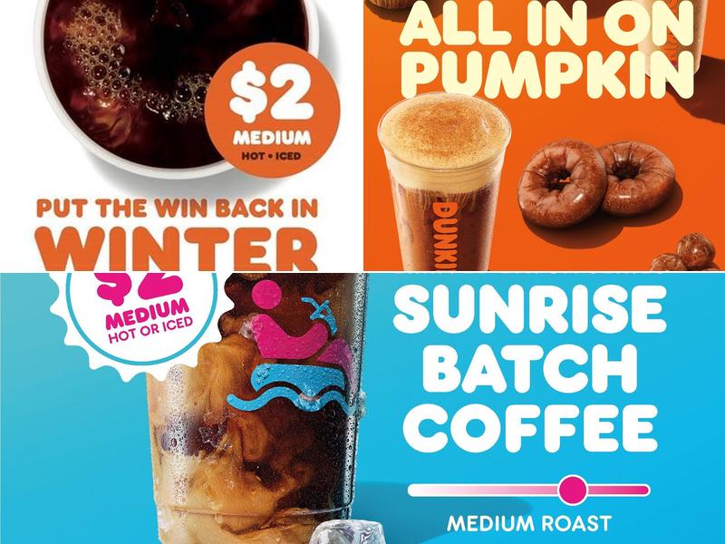 Dunkin' Menu