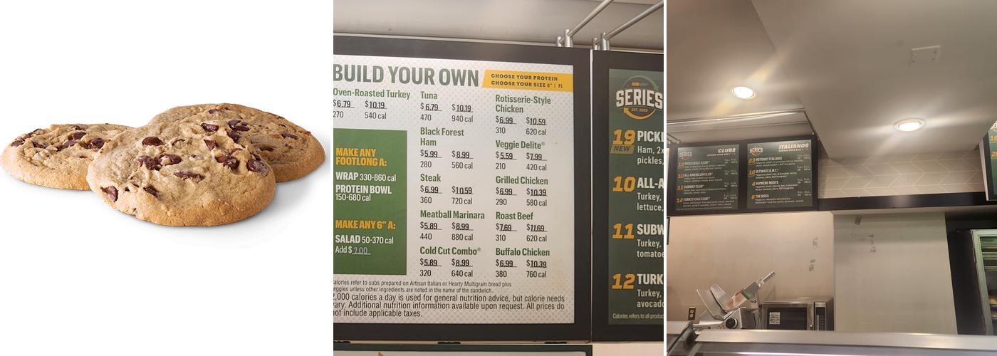 Subway Menu