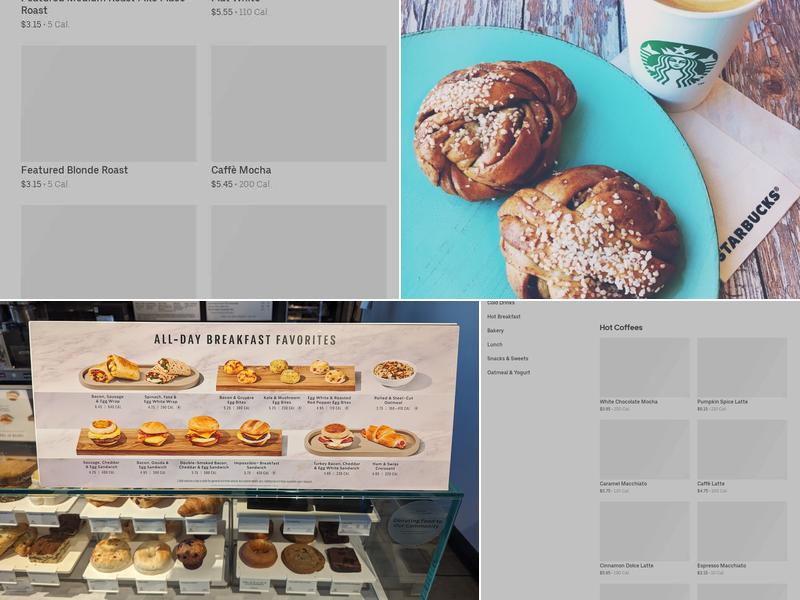 Starbucks Menu