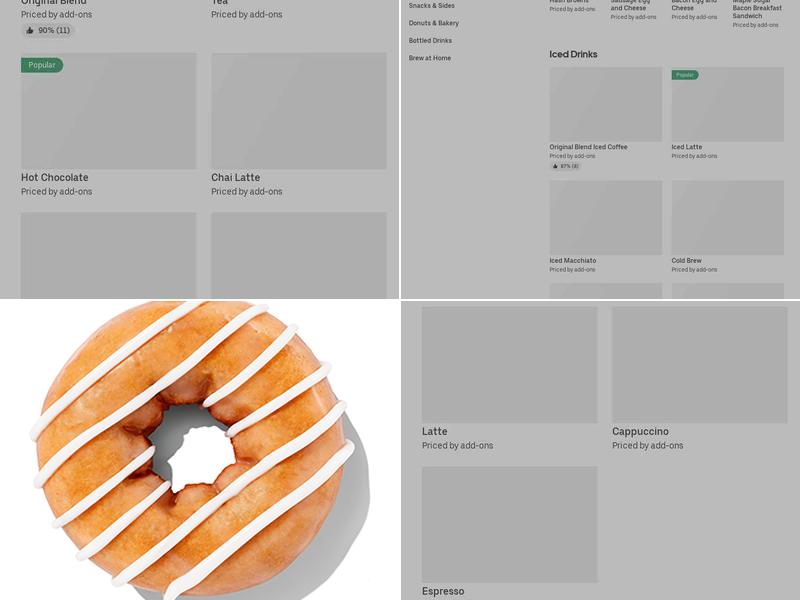 Dunkin' Menu