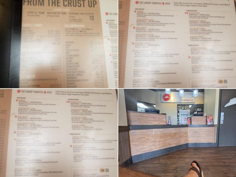 Pizza Hut Menu