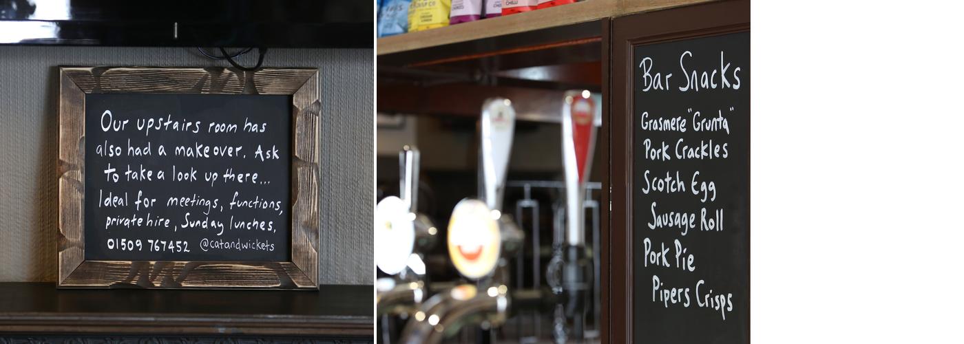 The Three Crowns Menu