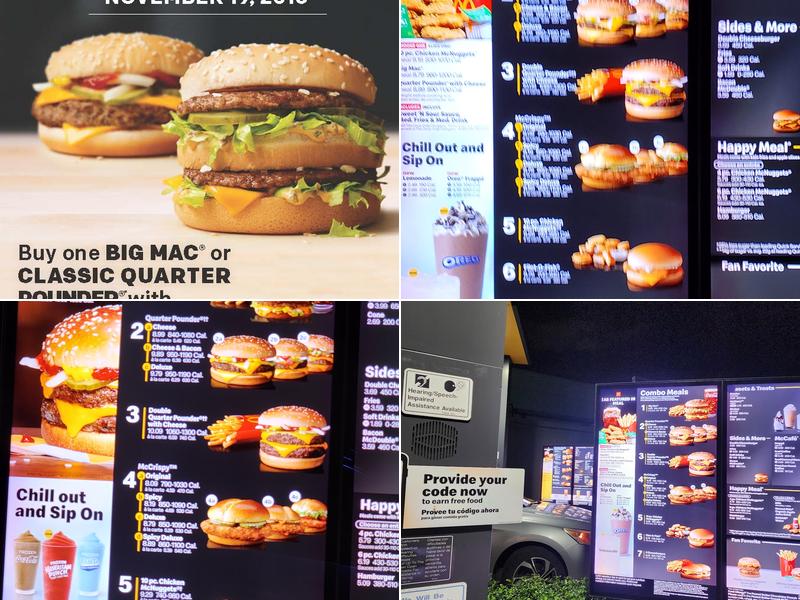McDonald's Menu