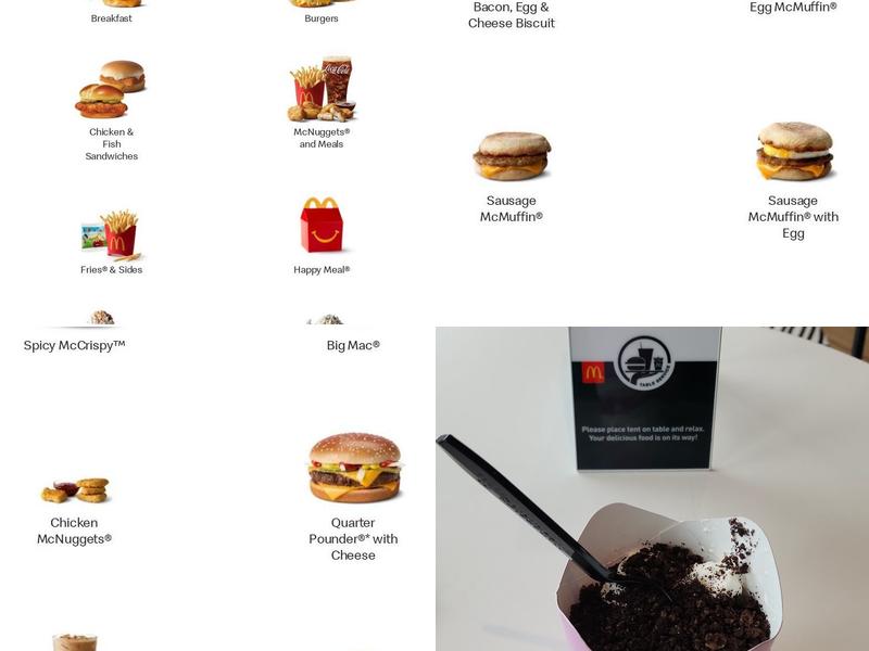 McDonald's Menu