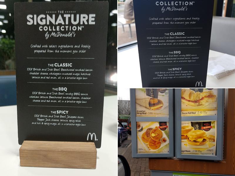 McDonald's Menu