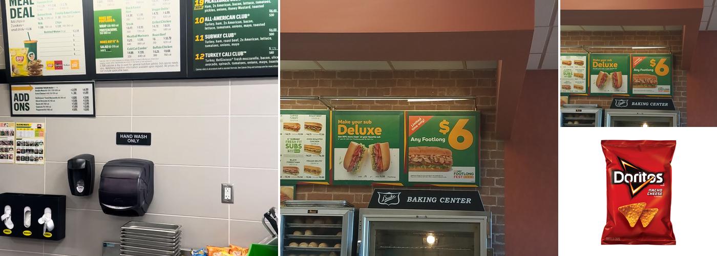 Subway Menu