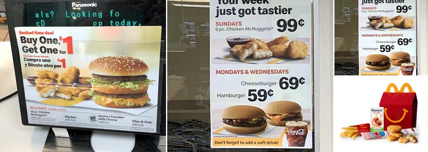 McDonald's Menu