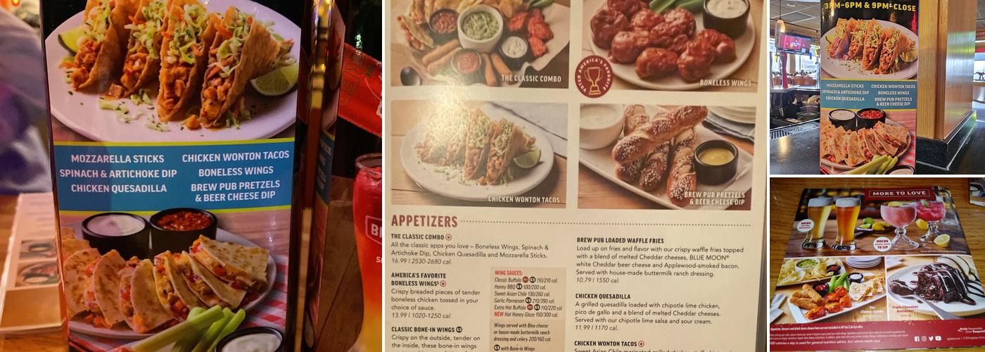 Applebee's Grill + Bar Menu