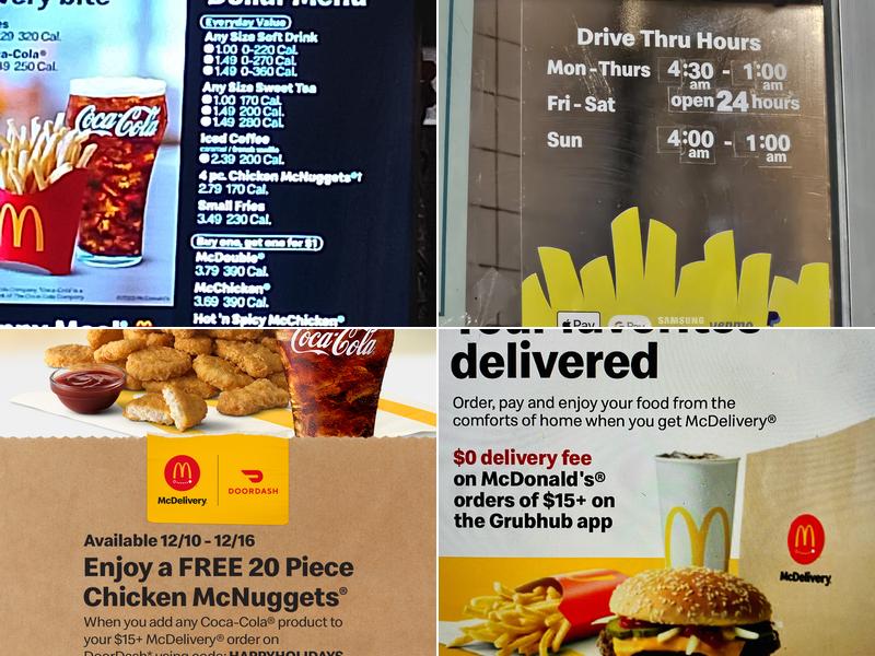 McDonald's Menu