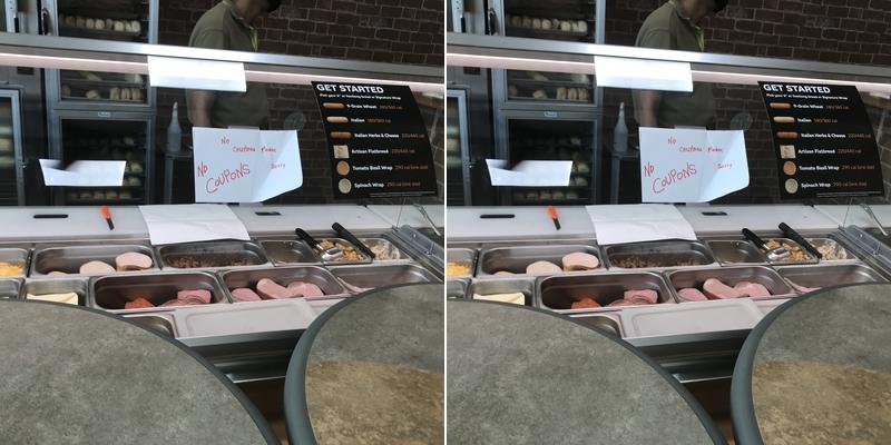 Subway Menu
