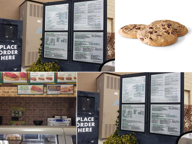 Subway Menu