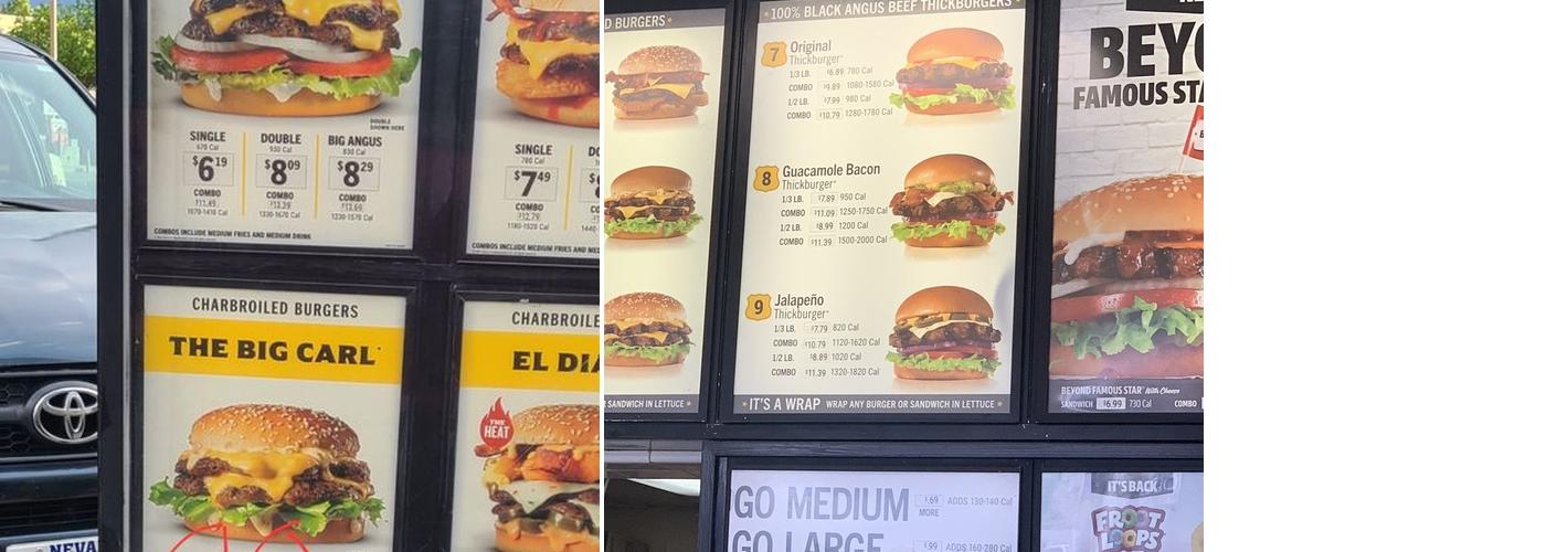 Carl’s Jr. Menu