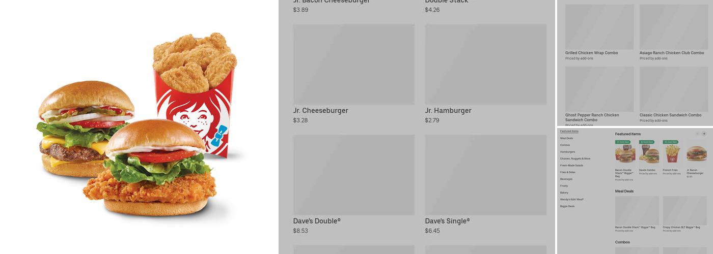 Wendy's Menu