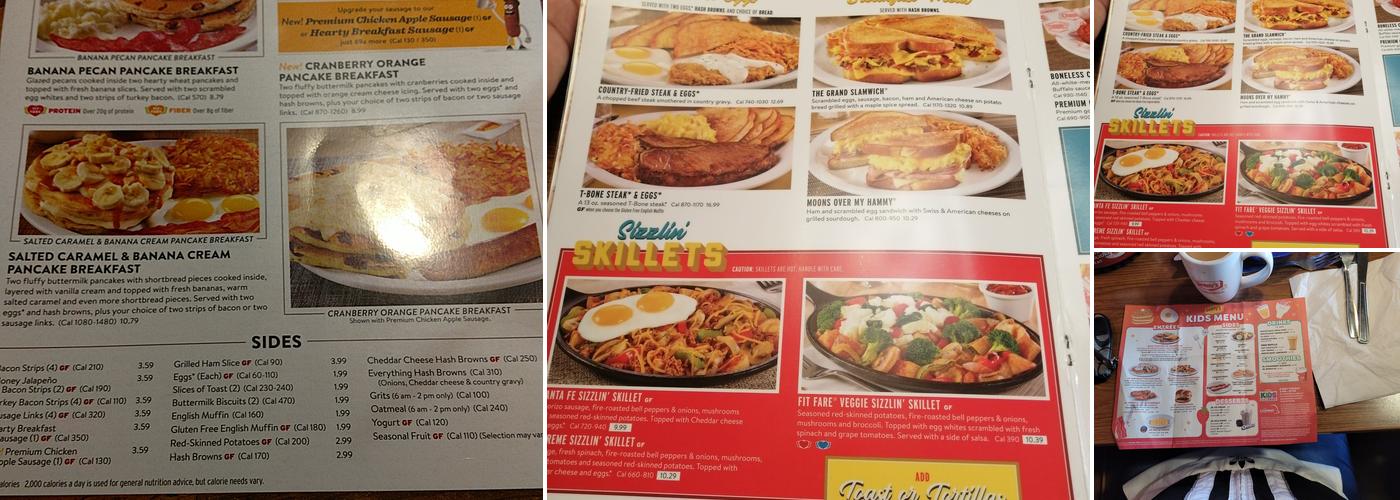 Denny's Menu