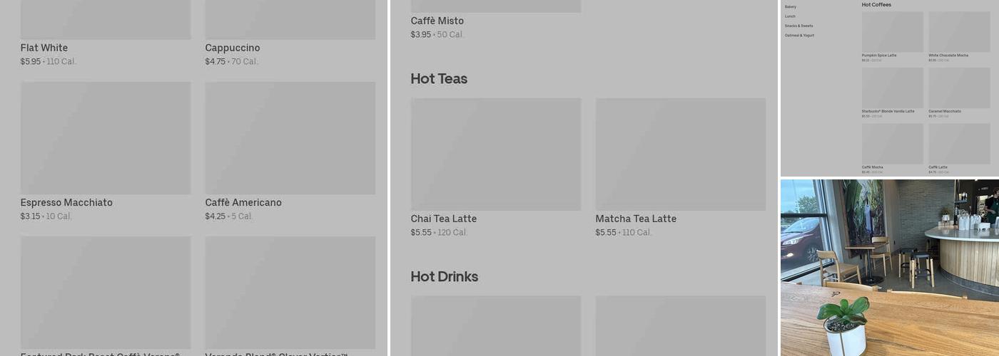 Starbucks Menu