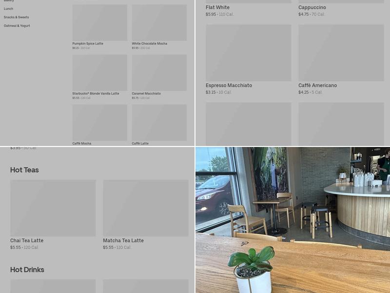 Starbucks Menu